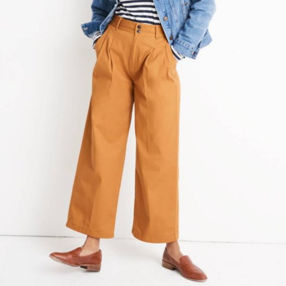Madewell Pants - Madewell Pleated Wide Leg Pants